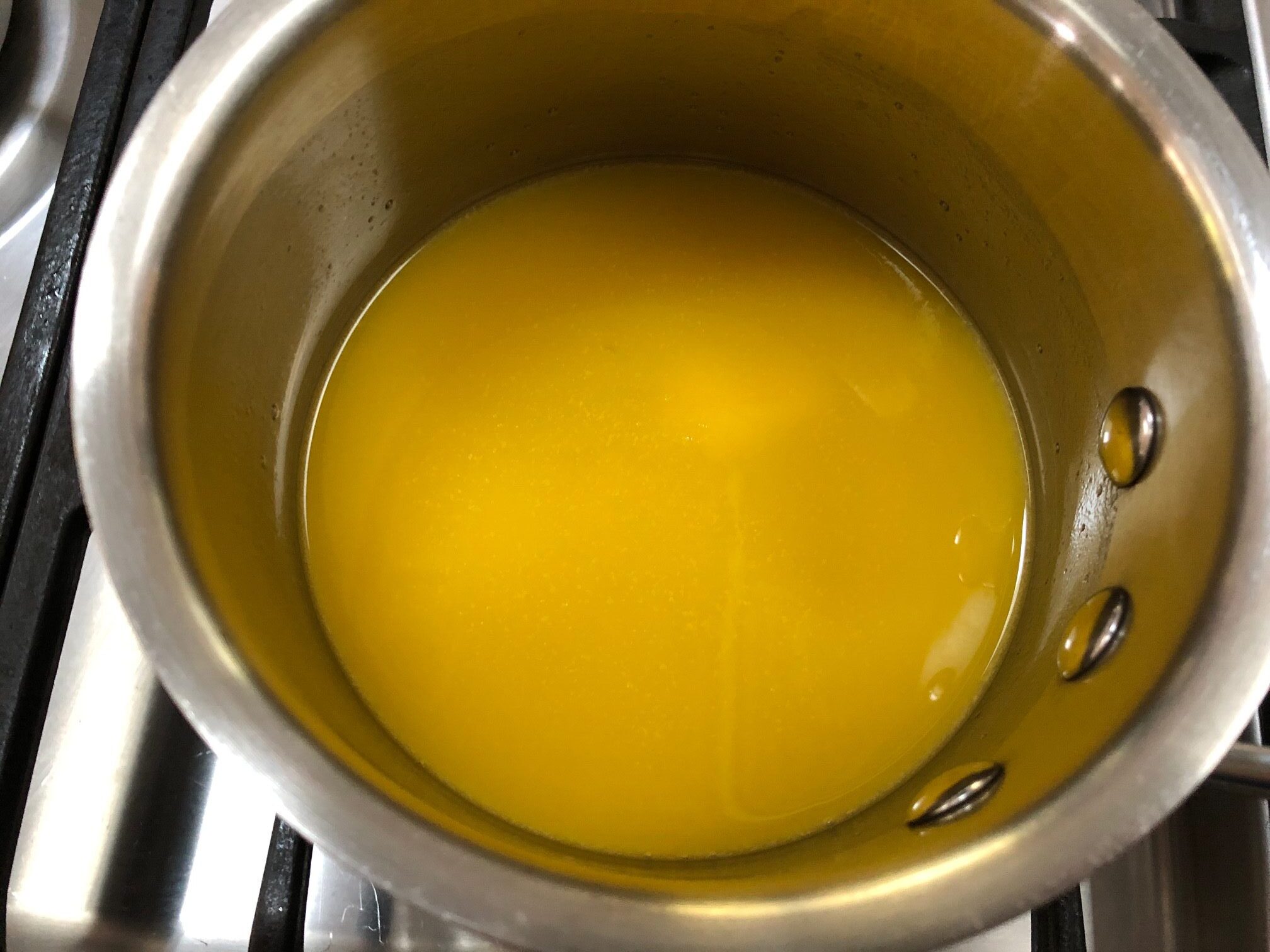 melted butter