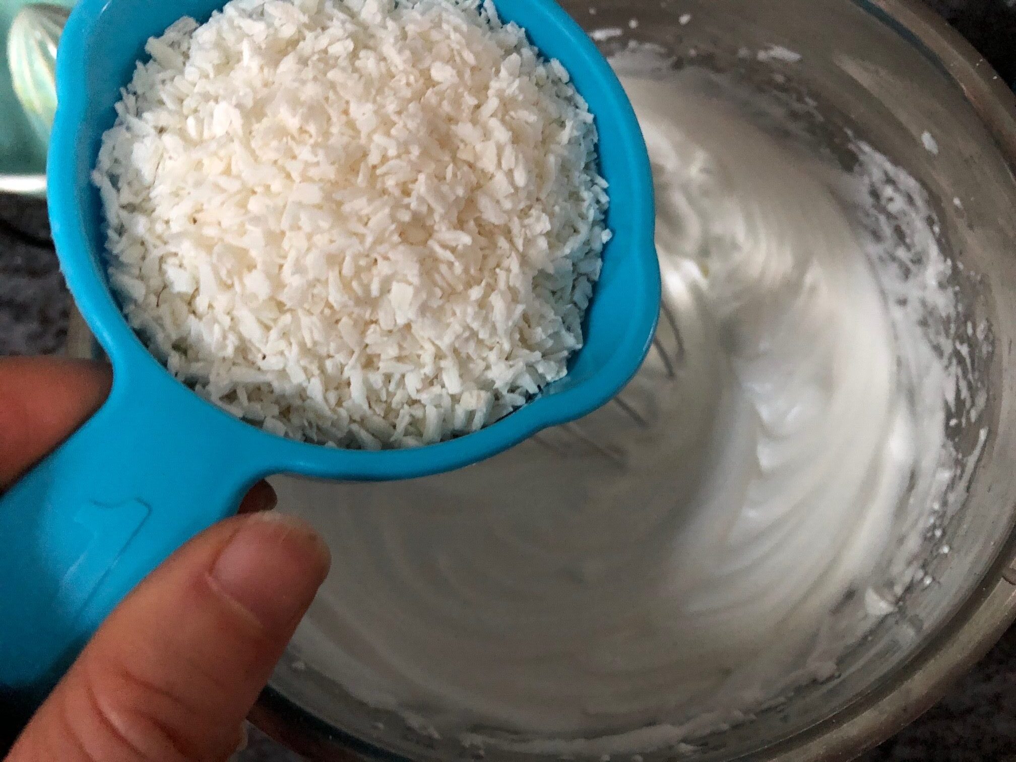 shredded coconut