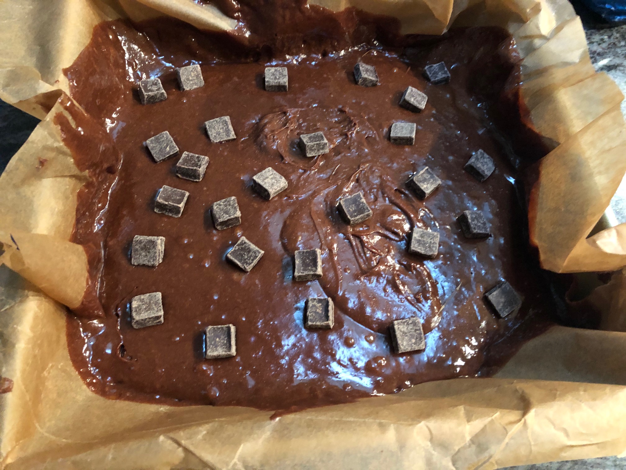brownie in a pan