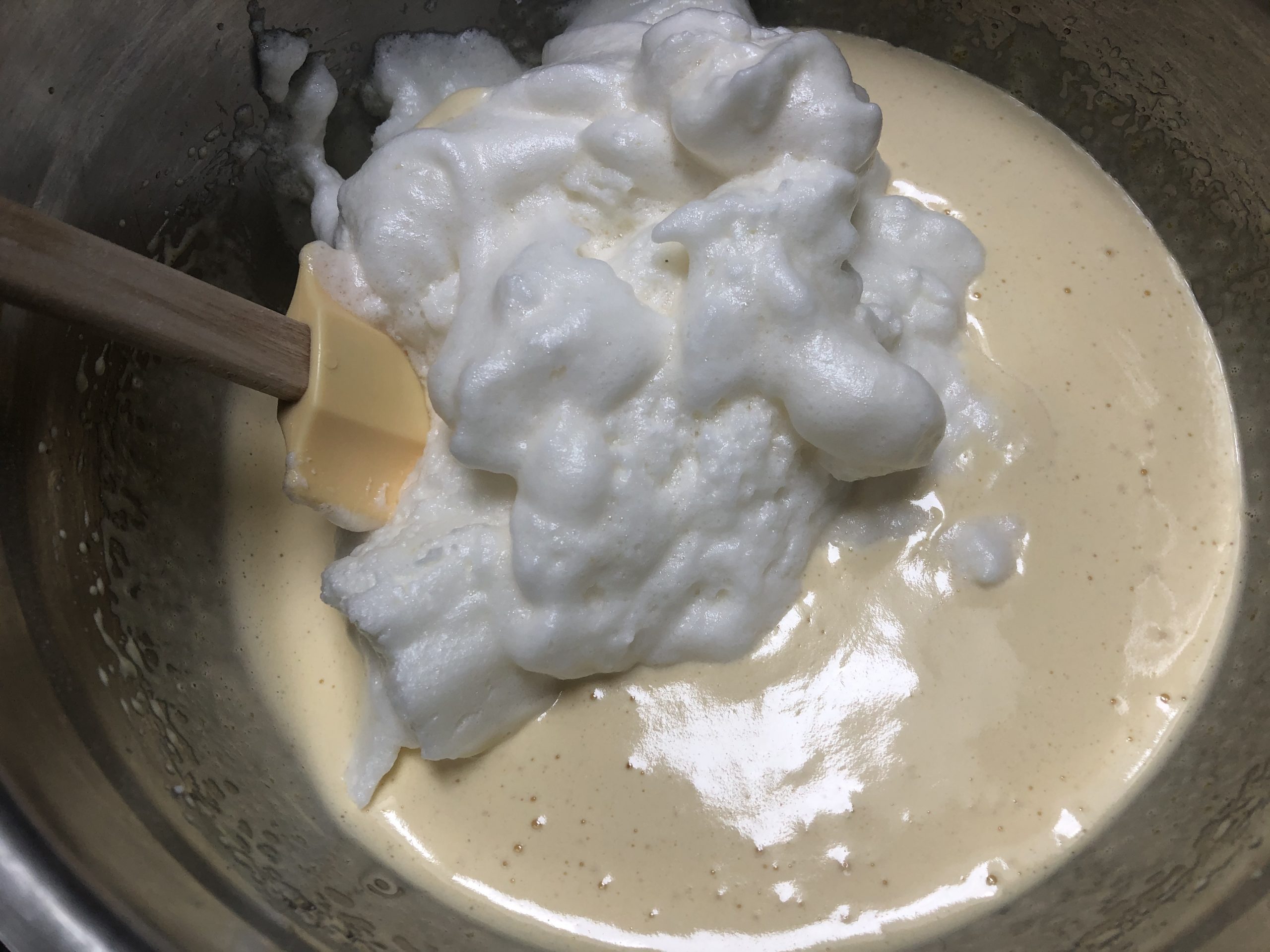 egg yolks with egg whites