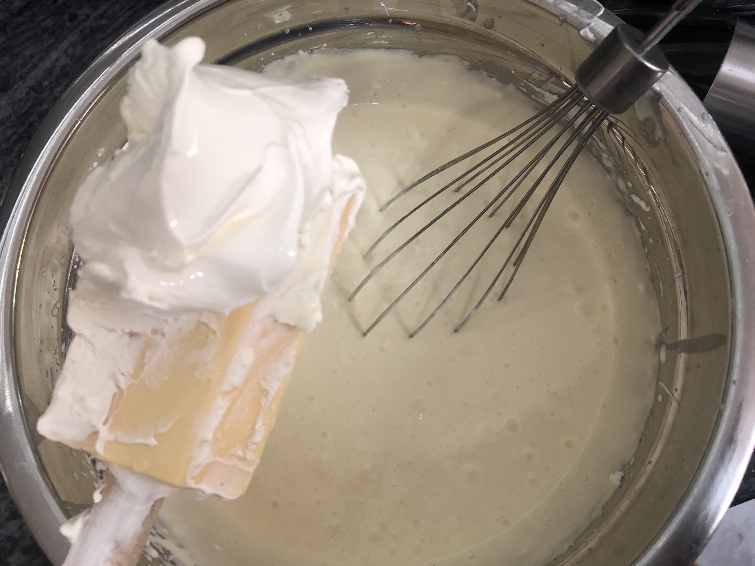 Adding mascarpone