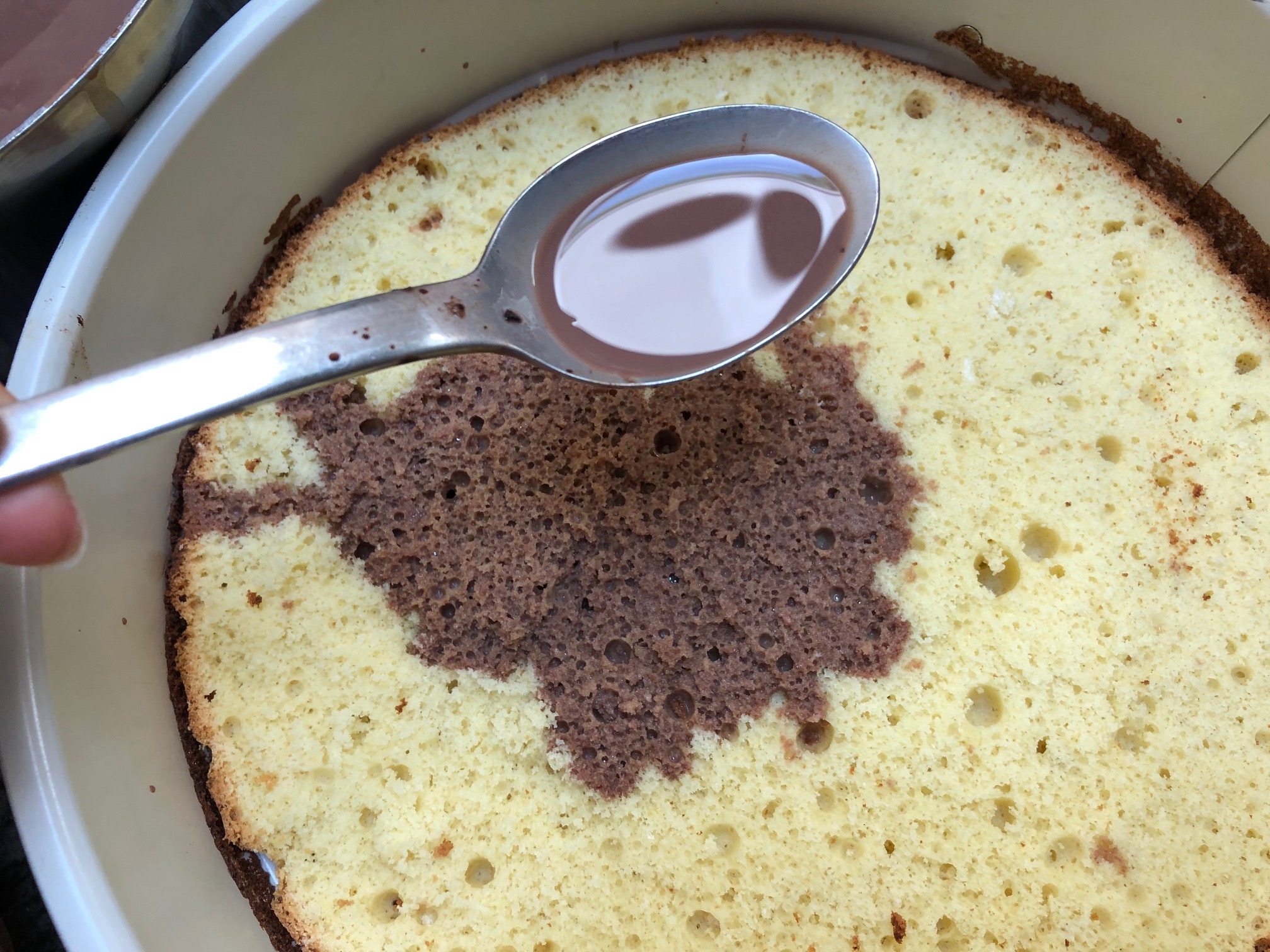 chocolate soaking