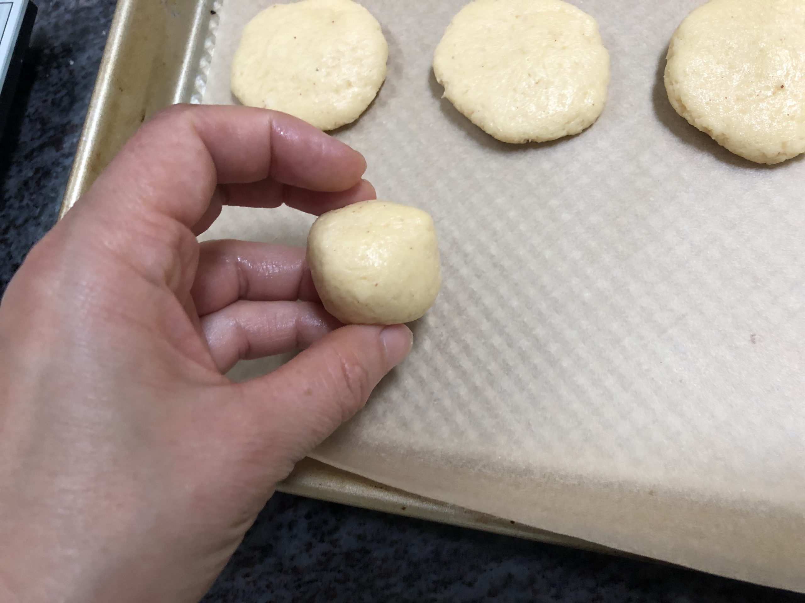 making cookies