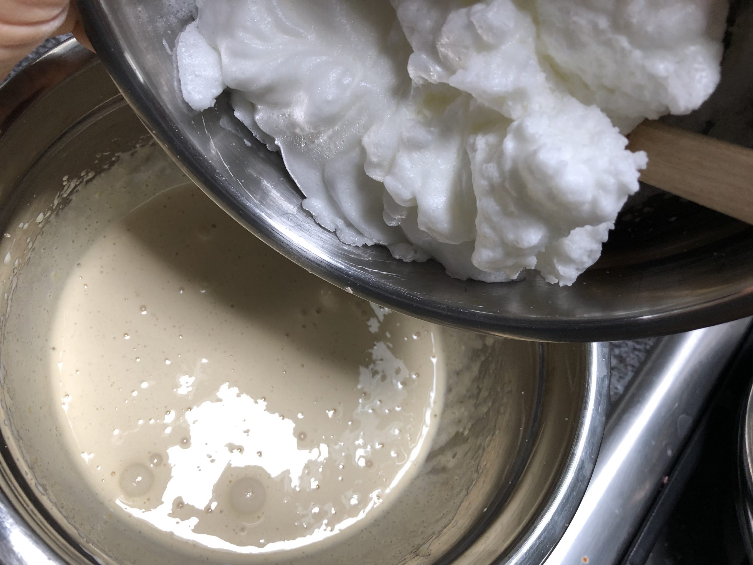 add egg whites
