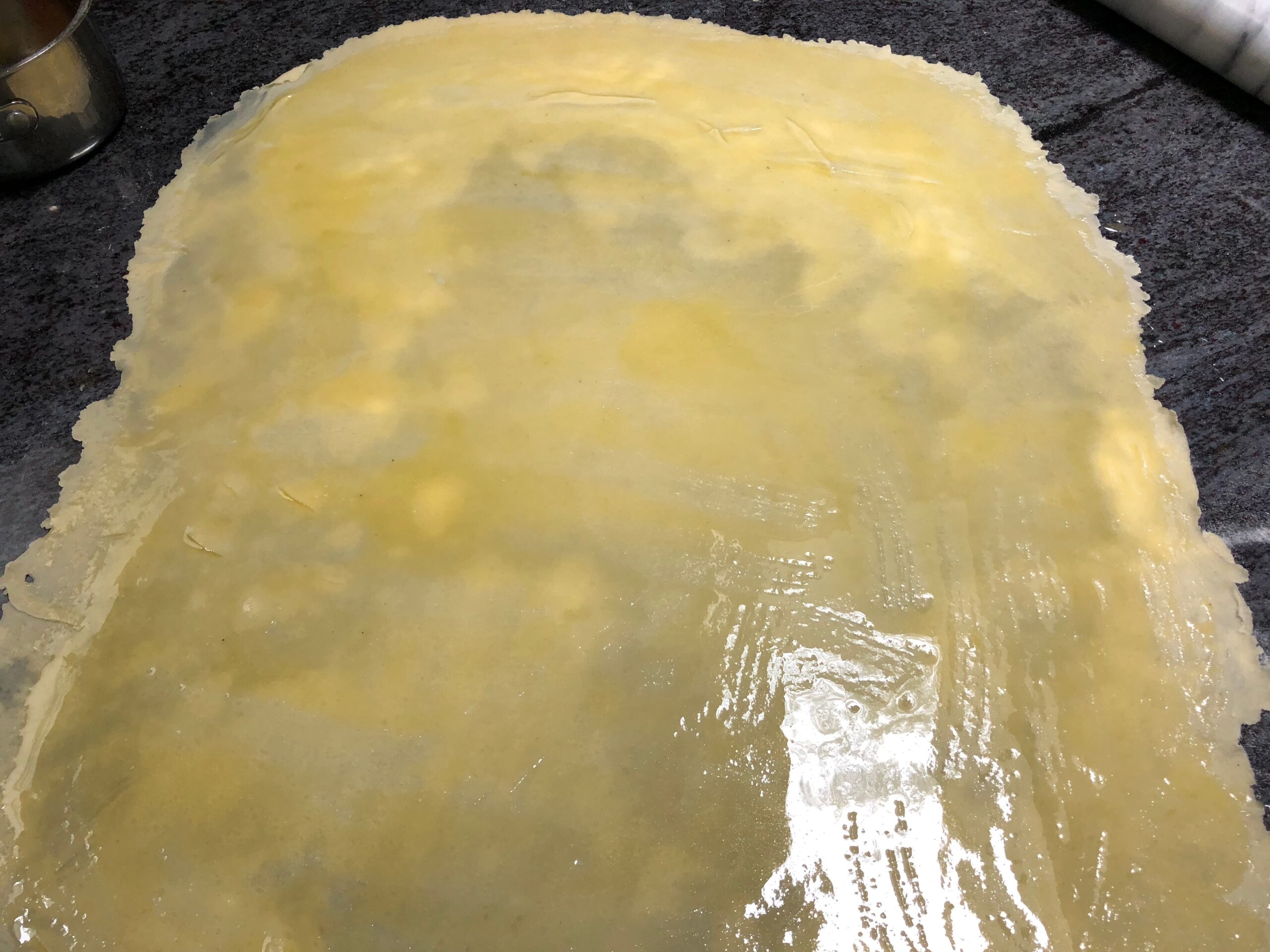 butter glazed dough