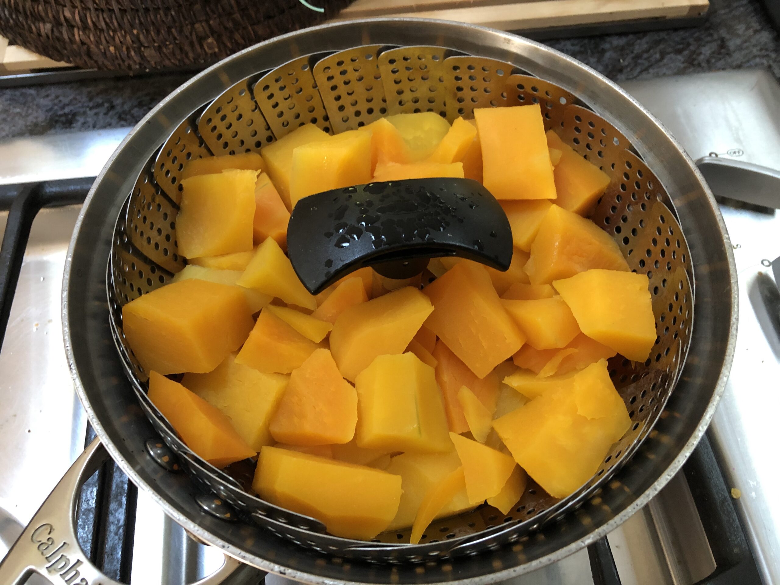steaming pumpkin